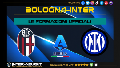 Bologna-Inter | Formazioni ufficiali Serie A