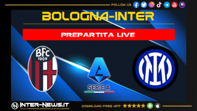 Bologna-Inter live prepartita