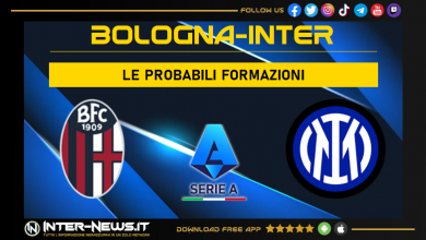 Bologna-Inter | Probabili formazioni Serie A