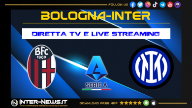 Bologna-Inter dove vederla diretta tv e streaming