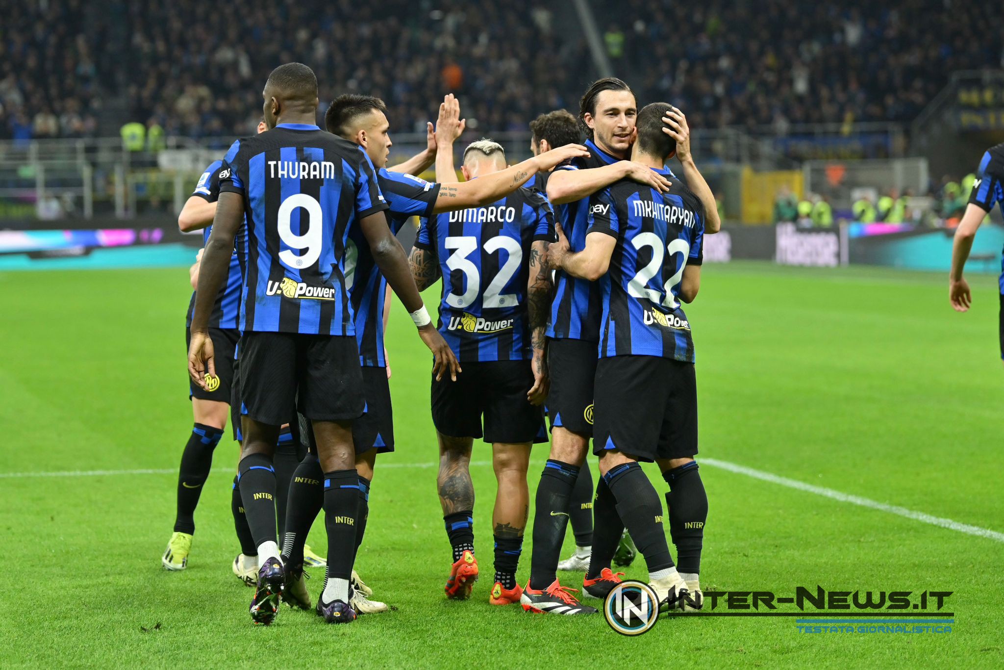 Esultanza in Inter-Napoli (Photo by Tommaso Fimiano/Inter-News.it ©)