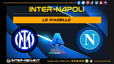Inter-Napoli pagelle