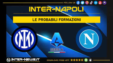 Inter-Napoli | Probabili formazioni Serie A