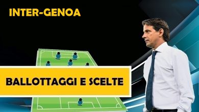 Probabili formazioni Inter-Genoa Serie A | L'Inter di Simone Inzaghi