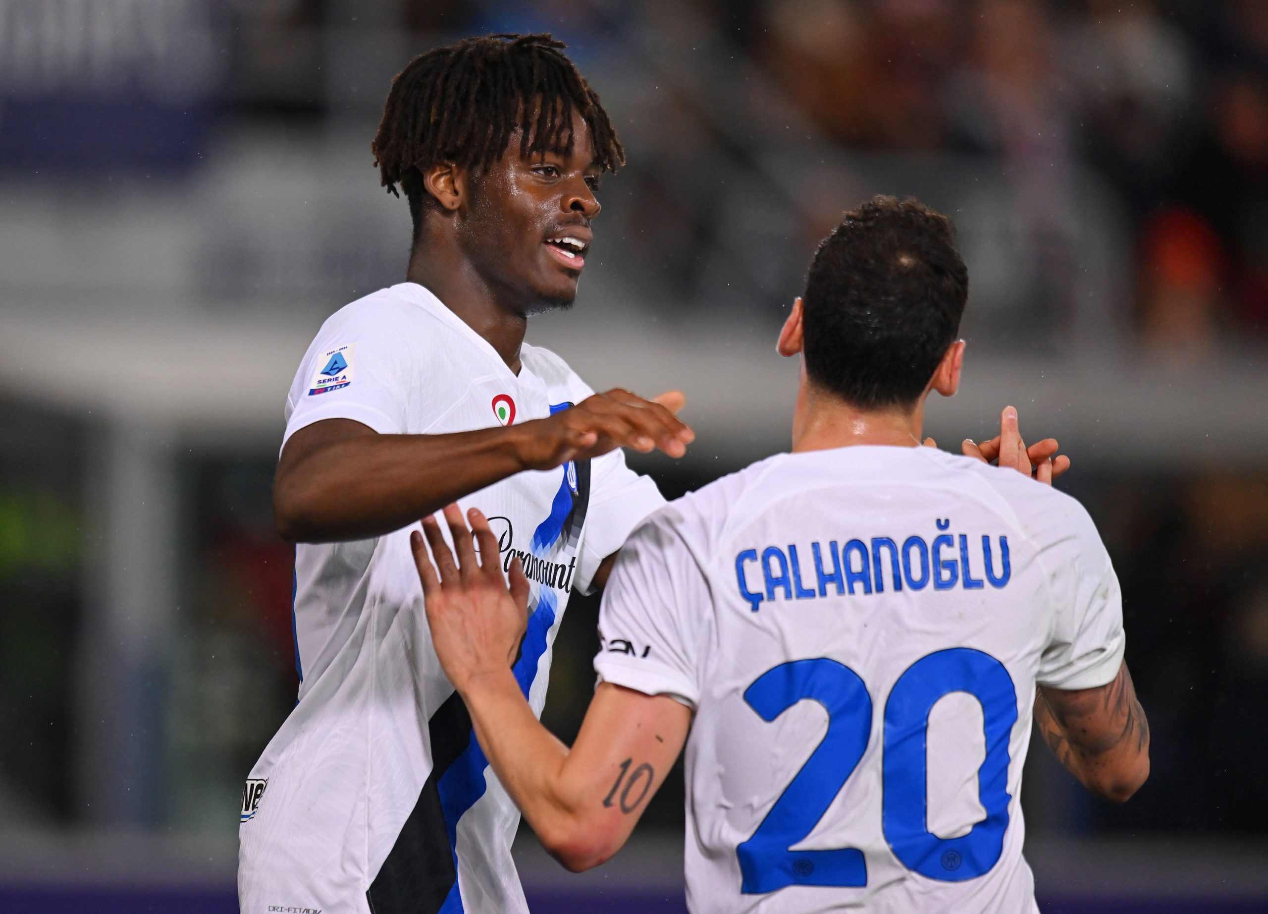 Yann Bisseck e Hakan Calhanoglu, Bologna-Inter