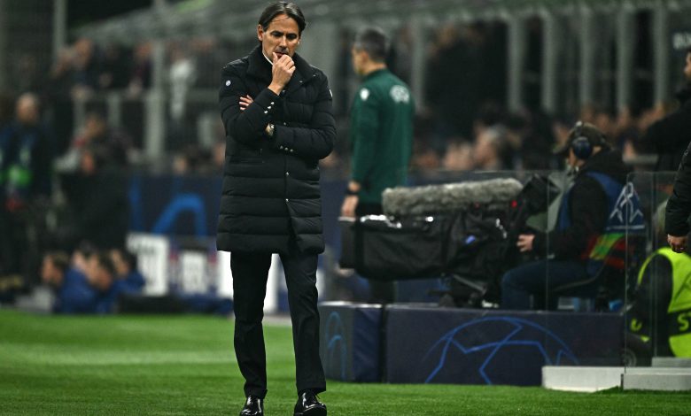 Simone Inzaghi in Inter-Atletico Madrid di Champions League