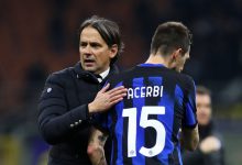 Simone Inzaghi e Francesco Acerbi in Inter-Genoa di Serie A (Photo by Marco Luzzani/Getty Images via OneFootball)