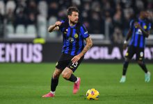 Francesco Acerbi in maglia Inter (Photo by Valerio Pennicino/Getty Images via OneFootball)