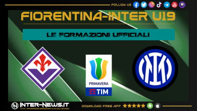 Fiorentina-Inter Primavera formazioni ufficiali