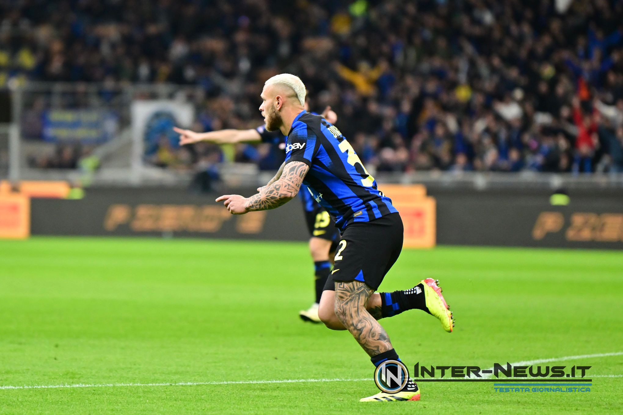 Inter Torino, Curva Nord celebra Dimarco: «Promessa mantenuta»