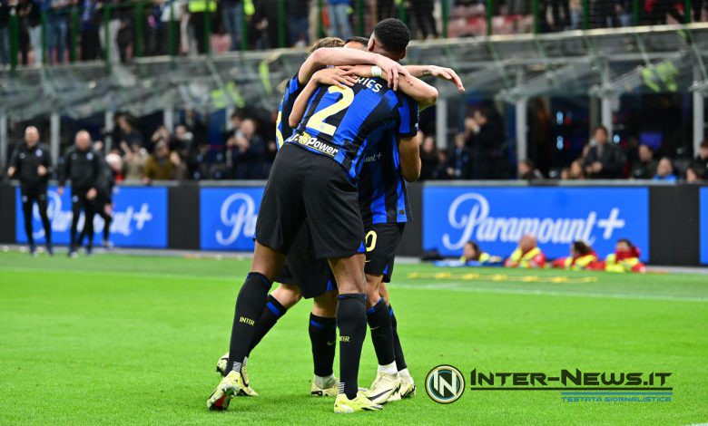 Esultanza in Inter-Empoli (Photo by Tommaso Fimiano/Inter-News.it ©)
