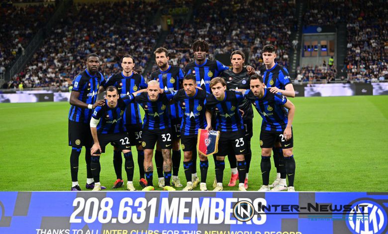 Formazione ufficiale in Inter-Cagliari (Photo by Tommaso Fimiano/Inter-News.it ©)