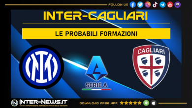 Inter-Cagliari | Probabili formazioni Serie A