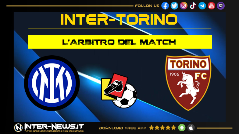 Inter Torino, Ferrieri Caputi l’arbitro per la 34ª giornata di Serie A: le designazioni