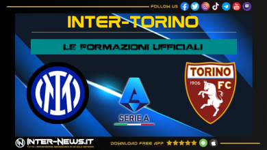 Inter-Torino | Formazioni ufficiali Serie A