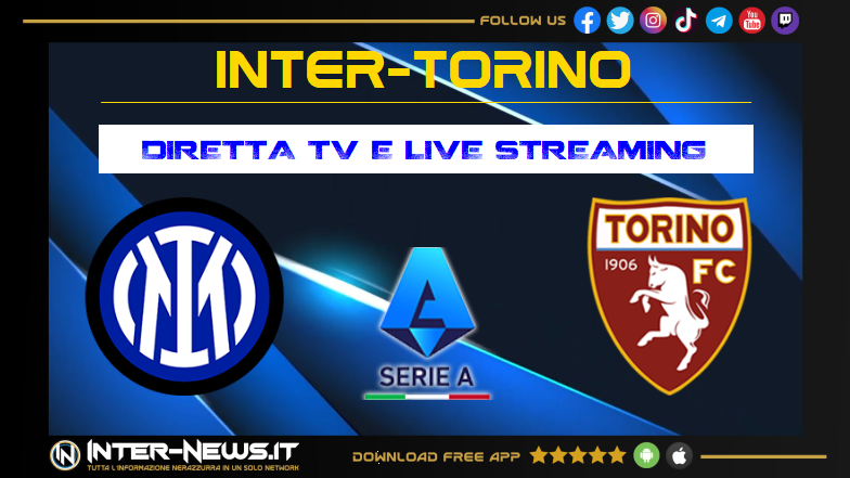 Inter Torino, 34ª giornata Serie A: dove vederla in diretta TV e streaming