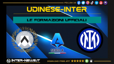 Udinese-Inter | Formazioni ufficiali Serie A