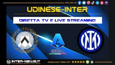 Udinese-Inter come vederla in diretta tv e streaming