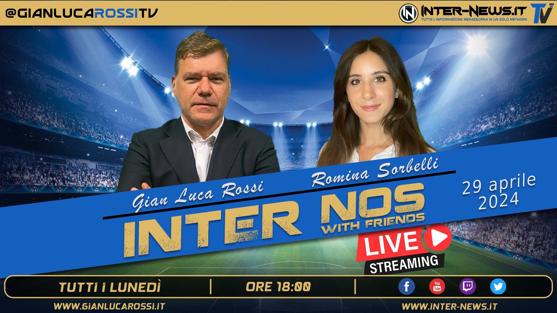 L’Inter non si ferma dopo la grande festa scudetto! | Inter NOS con Rossi – LIVE