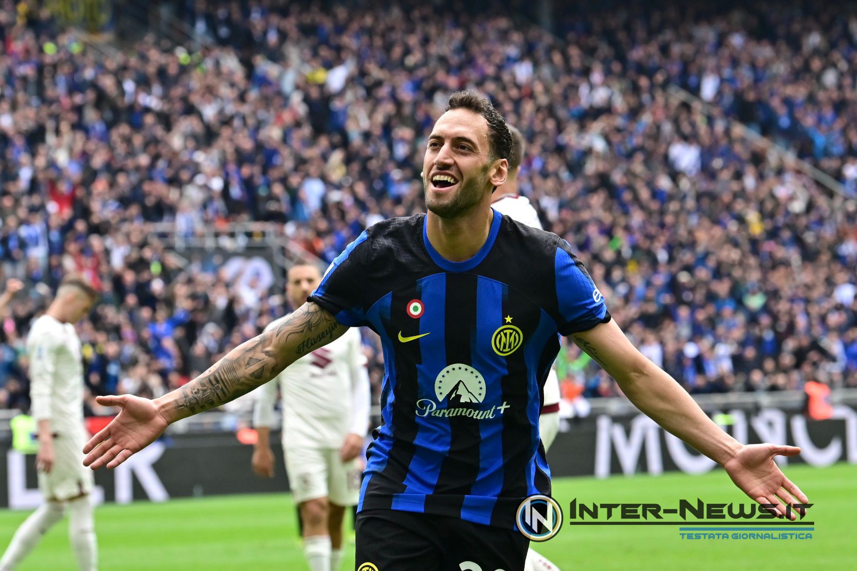 Calhanoglu miglior giocatore in Serie A, in Inghilterra: «Inter ad un altro livello!»