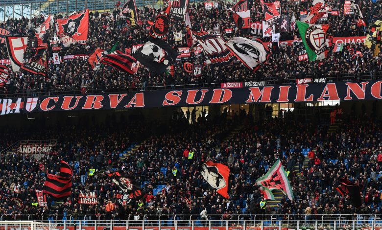 Milan tifosi Curva Sud
