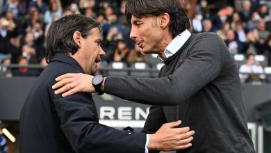 Gabriele Cioffi e Simone Inzaghi in Udinese-Inter
