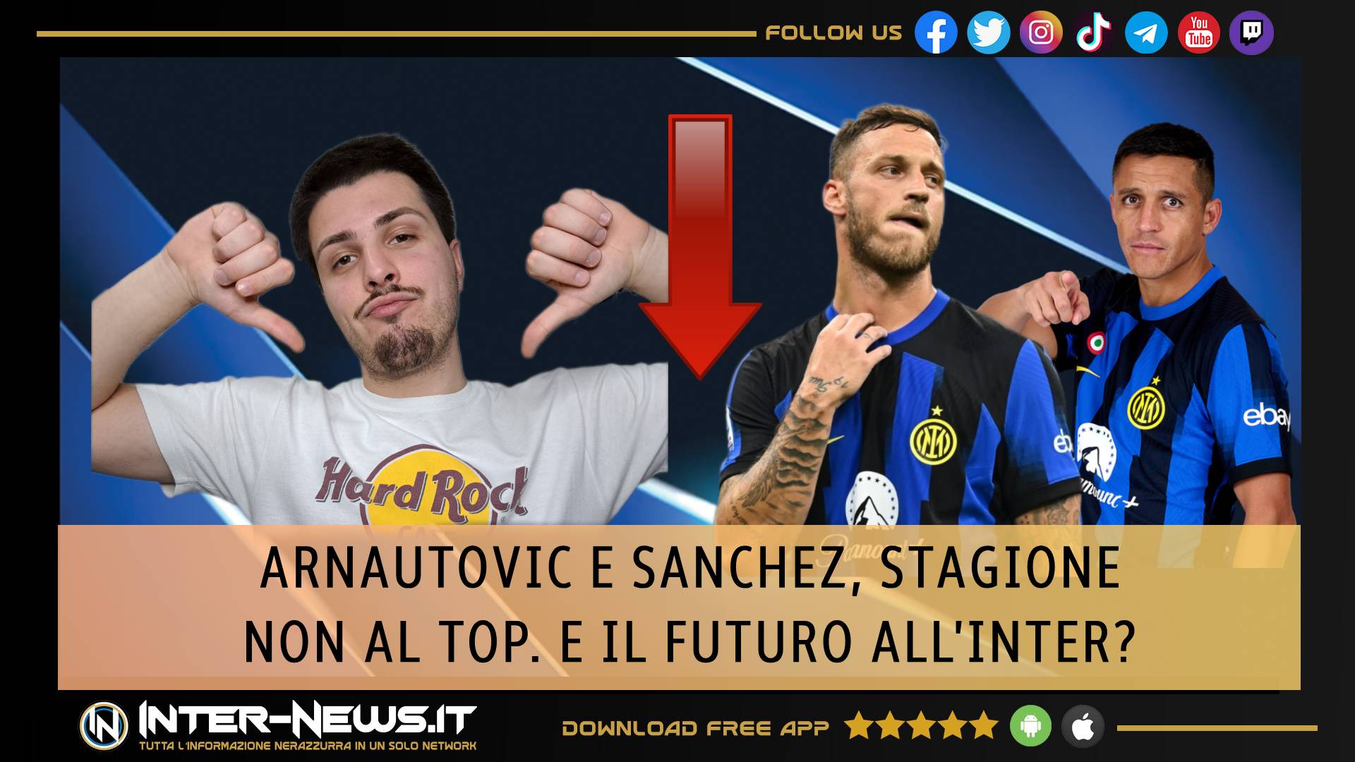 VIDEO – Arnautovic e Sanchez, qual è il futuro all’Inter? | Inter News Web TV