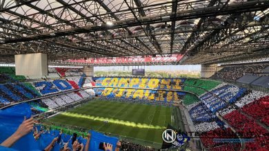 Inter-Lazio, coreografia tifosi dell'Inter a San Siro per il ventesimo scudetto (Photo by Onorio Ferraro - Inter-News.it)