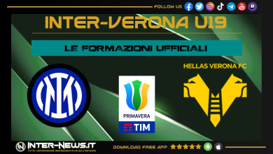 Inter-Verona-Formazioni