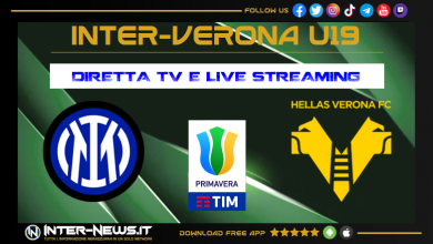 Inter Verona Primavera diretta tv e streaming