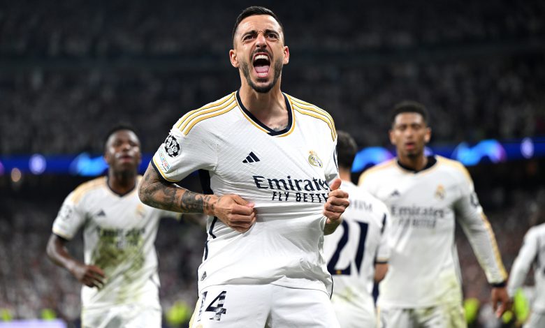 Joselu protagonista con il Real Madrid in Champions League contro il Bayern Monaco (Photo by David Ramos/Getty Images via OneFootball)