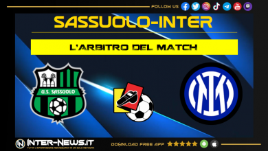 Sassuolo-Inter arbitro