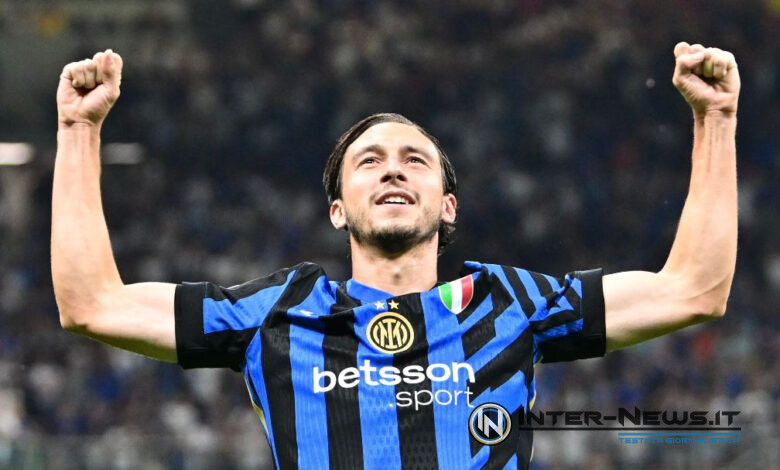 Matteo Darmian esulta in Inter-Lecce di Serie A (Photo by Tommaso Fimiano/Inter-News.it ©)