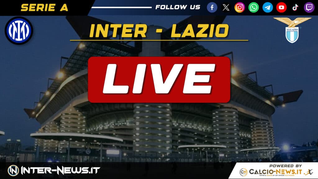 LIVE Inter Lazio 0 0: inizia la penultima partita di campionato! LIVE Inter Lazio 0 0: inizia la penultima partita di campionato!